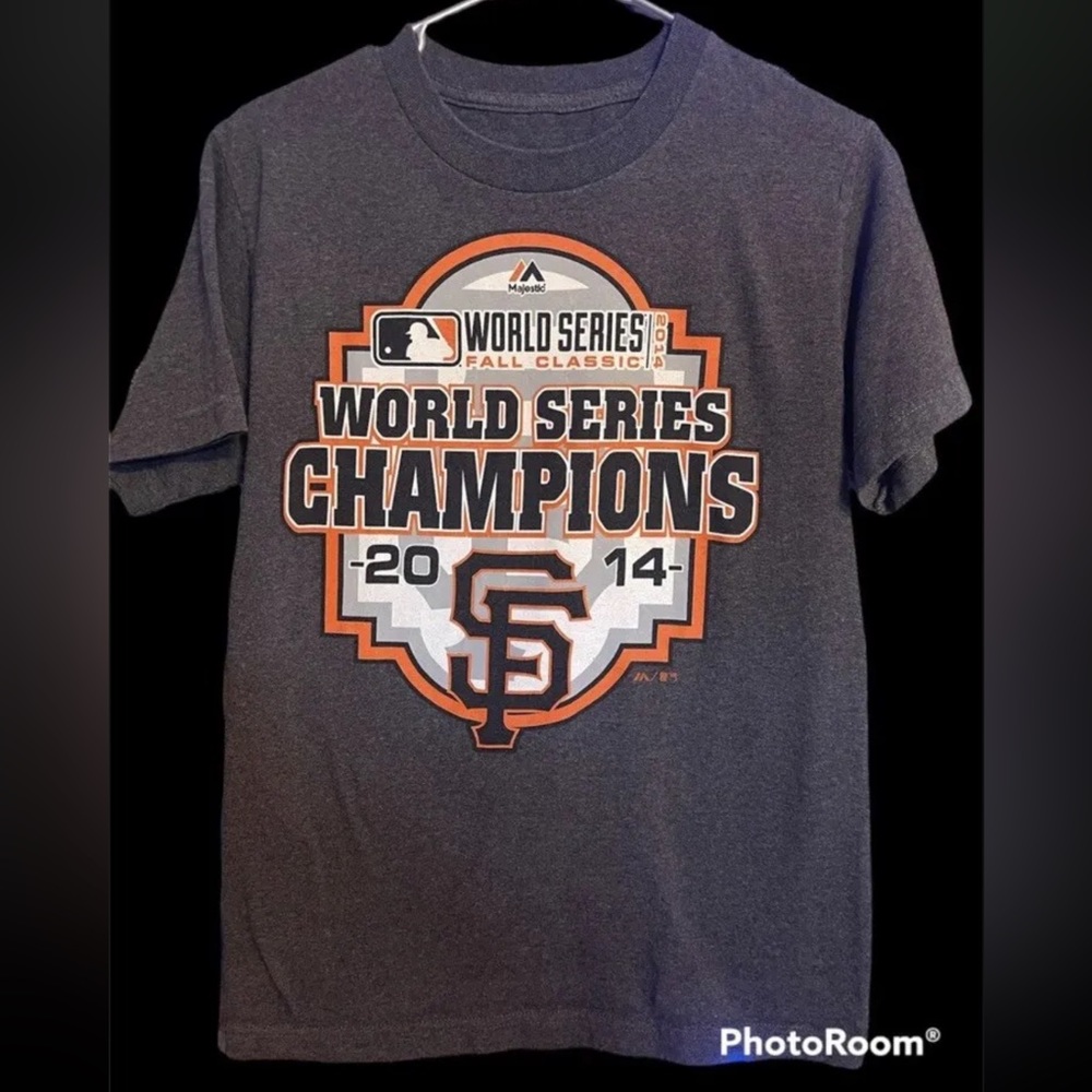 SAN FRANCISCO GIANTS Mens Shirt 2014 World Series Champions SM
